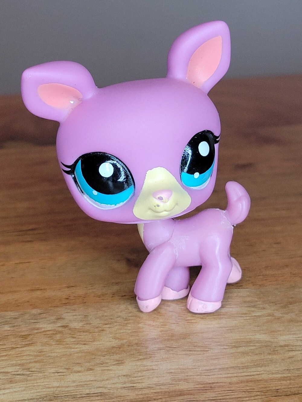 Hasbro Littlest Pet Shop #1724 Pink Deer Figurine Toy